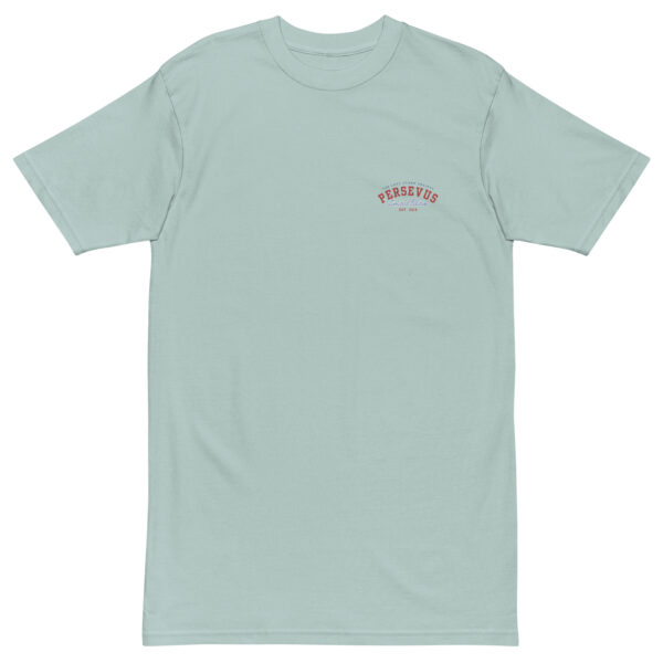 Vintage Style Persevus & TLSS Established - Men’s premium heavyweight tee - Image 5
