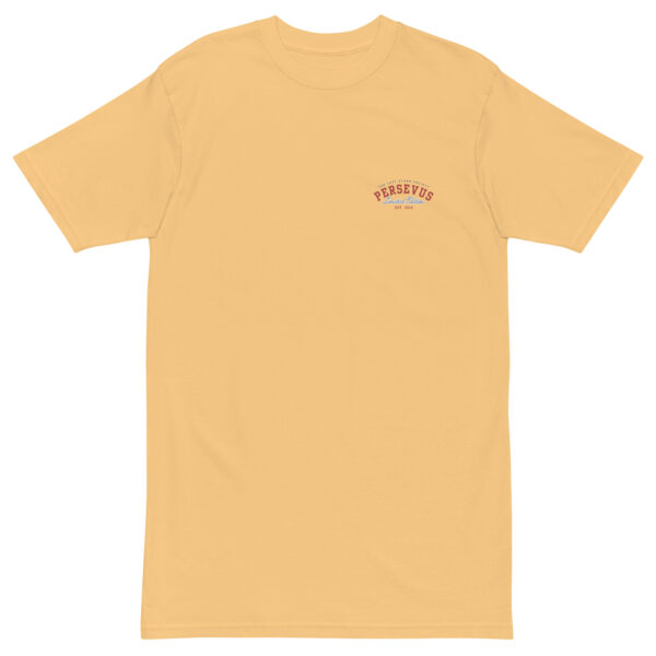Vintage Style Persevus & TLSS Established - Men’s premium heavyweight tee - Image 7