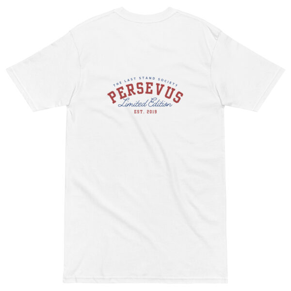 Vintage Style Persevus & TLSS Established - Men’s premium heavyweight tee - Image 9